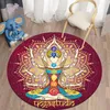 Tapijten chakra van yoga meditatie ronde tapijtthema