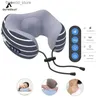 Massera nackkudde Electric Massager Relax Neck Massage Pillow Health Care Portable Shoulder Cervical Body Saude Masajeador Multifunktionella Masaje Q231123