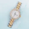 Нарученные часы Drip Litter Big Golden Color Watch для мужчин роскошные атмосферные роскошные водонепроницаемые часы хип -хоп модные украшения 2023