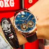 Montre-bracelets Relogio Automatico Masculino Top Brand Ailang Luxury Automatic Watch Men Tourbillon Mechanical Sport Military Clock