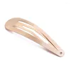 Hair Accessories 20 Pcs/Lot Gold Snap Clip For Girl Waterdrop Barrettes Hairpin Women 5CM Fashion