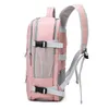 Sacs de plein air Rose Femmes Voyage Sac à dos Hydrofuge Antivol Élégant Sac à dos décontracté avec sangle de bagage Port de chargement USB 231122