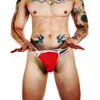 4 Stuks Mannen Sexy T-Back Set Ardennen Pouch Thong U Bolle G-snaar Exotische Lingerie Bondage taille Mankini