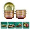 Ensembles de vaisselle 7pcs tasses d'offre d'eau bénite fournitures de bol de bouddhisme délicates