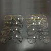 Okulary przeciwsłoneczne 2023 Design marki okulary kobiety okulary Oczyść luksusowe optyczne okulary okulary mężczyźni mężczyzna mężczyzna