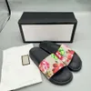 Clássico Designer Masculino Feminino Verão Praia Chinelos Slides Luxo Interior Sandálias Marca Sandálias Couro Flip Flop Flats Slide Sapatos Casuais Tênis Botas 35-44