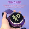 Touhou Project Futo MononobeアニメヘッドフォンオーバーイヤーワイヤレスBluetooth HifiイヤホンのTFカードコスプレヘッドセットのサポート