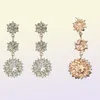 Fashion Opal Crystal Long Drop Earrings Women Bridal Oorrings For Party JCC0767342489