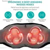 Massera nackkudde Hot Sale Electric Shoulder Massager Knådan Neck Back Foot Leg Back Massager för mödrar Fäder Gift Q231123