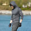 Herren Hoodies Sweatshirts Muscle Guy Fitness Hoodie Man Herbst Slim Fit Mantel Outdoor Training Sport HoodieHerren