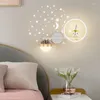 Wall Lamp Creative Star Light Children's Room Bedside Decor Projector Lighting Aisle Corridor Foyer Sconce Lamps