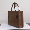 Novo designer bolsa 22tote saco de compras moda feminina bolsa de ombro 1:1 alta qualidade saco do mensageiro viagem bolsas portáteis 39cm totes
