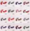 25mm colored 5D Mink false eyelashes 17style thick Eyelashes Luxury Colorful Natural Cosplay Imitated Mink thin eyelashes4515052