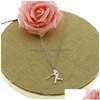 Pendentif Colliers Baseball Player Collier avec coeur d'amour en acier inoxydable charme lien chaîne bijoux pour femmes et hommes enfants cadeaux DH8YA