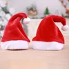 크리스마스 모자 화려한 LED 조명 플러시 산타 모자 조명 벨벳 편안한 XMAS 모자 파티 용품 Z0076