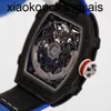 Miers horloge RichasMilers Bbr Factory Tourbillon Koolstofvezel Millers Swiss Waterproof Top Clone RM67-02 Horloge NTPT koolstofvezel horloge Luxe horloge RM67-02