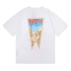 20223 Rhude t-shirt new Mens Designer T shirt tee camicie da allenamento per uomo oversize 100% cotone rhude magliette vintage manica corta US Taglia S-XL