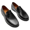 Kleidschuhe Vintage Top Layer Echtleder Slip-on-Loafer Atmungsaktive Mokassins Fahrdesign Lässige Rindslederschuhe für Herren 231123