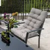 Oreiller meubles Chaise longue canapé Adirondack Chaise épaissir Long dos résistance à l'eau siège d'oeuf pour jardin extérieur cour