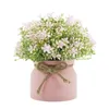 Dekorative Blumen, Desktop, leicht, Heimdekoration, drinnen, draußen, Wohnzimmer, Geschenk, Herzstück, Hochzeit, Party, echte Haptik, künstlich im Topf