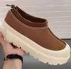 Designer Classic Ultra Mini Boots Platforma Snow But Platforma Short Women Men Men Fur Sheepskin Tasman Tazz Chestnut Sand Murtard Seed Beige Australian Winter Kids QT37ES5