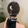 Nuovo strass perla tornante stile cinese parte posteriore della testa bastoncini per capelli a forma di U accessori per capelli copricapo da donna