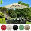 جديد 2/2.7/3M حماية UV Parasol Sunshade المظلة تغطية حديقة المظلة غطاء المظلة مقاوم للماء الغلاف البديل 6/8RIBS