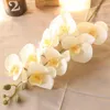 Decorative Flowers Simulated Water Honey Velvet Phalaenopsis High Simulation Chinese Wedding Guide Flower Art Home Furnishing Wisteria