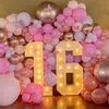 Christmas Decorations Giant Number Balloon Filling Box Birthday Frame Party Kids Wedding Anniversary Decor Baby Shower 231122