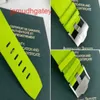 Ap Reloj de lujo suizo Royal Oak Offshore Series 15710st Acero de precisión Edición limitada Verde fluorescente Moda para hombre Ocio Negocios Deportes Buceo Mecánico W
