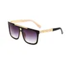 9264 Luxe Designer Merk Zonnebrillen Designer ronde coole zonnebril Hoge kwaliteit Zwart lenzenvloeistof Dames Heren Bril Dames Zonnebril UV400 lens Unisex