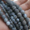 Beads Other 8mm Bijoux Diy Rock Gem Natural Stone Round Bead Necklace Earrings Spacer Men Bracelet Jewelry Findings Frost Geode DecorOther