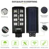 Integrated Solar Street Light 100W 200W 300W 400W Outdoor Waterproof Garden Wall Light Radar Sensor with Remote Control