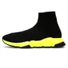 مصمم الجوارب متماسكة الأحذية السرعة 1.0 منصة مدربين Tripler S Black White Paris Mens Womens Slip-on Classic Dhgates Bottes Runner Sneakers 36-45