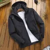 Men's Jackets Men's Jacket 2023 Outdoor Waterproof Windbreaker Hooded Man Warm Windproof Mens Coats Chaqueta 6XL Clothes