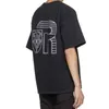 Homens Camisetas Sapo Drift Streetwear Marca de Moda Oversized Solto Verão Preto Tee Tops Camisa Para Homens