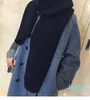 Winter cashmere scarf women's thick warm scarf fashion high quality cable knit scarf long