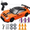 سيارة كهربائية/RC 18 سم 1/24 MINI 4WD DRIFT RC CARS for Kids Boy Gifts Remote Control Model Toy Ferngesteuertes Auto Carros A Remoto 231122