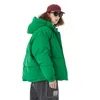 Men's Down Cotton Coat Candy Color Winter Jacket Clothes Tide Brand Thick Parkas