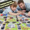 Diecast Model Car Mini Alloy Recoil Car Bouncing Car Fall Resistant Model Toy Car Kindergarten Gift Diecast Vehicle Collectible Toys for Kids Gift 231122