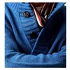 Suéter masculino outono e inverno edição coreana malhas gola cardigan tendência moda casaco roupas
