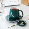 Mugs Coffee Mug Cup Warmer USB Ceramic Heating Pad Auto off Waterproof Thermostatic Heat Heater 231122