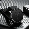 Armbanduhren Reloj Hombre Moda Business Fashion Geschenke zum Geburtstag 3ATM wasserdichte Persönlichkeit Dsign Elite Herrenuhr