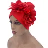 Vêtements ethniques Exagéré Paillettes Fleur Turban Cap Pour Femmes Nigéria Mariage Headwear Africain Lady Head Wraps Prêt Autogele