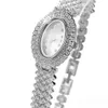 Dames ijzig horloge Vintage gouden polshorloge Elegant veelzijdig quartz horloge Zirkoon horloges voor heren Dames geschenken