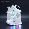 Athletic Outdoor LED Children's Trainers 1-8 Years Old Boys and Girls Tennis Shoes Sports Shoes for Toddlers Baby Sneakers Child Kids 231122