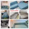 Nya vattentäta Jacquard Sofa -täcken 1/2/3/4 platser med solid soffa