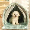 kennels pennen Hond Tent Huis Warm Gezellig Afgesloten Kattenbed Opvouwbaar Draagbaar Honden Slapen Nest Dikker Kitten Puppy Kennel Benodigdheden 231122