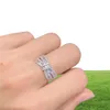 GRAFF bijoux de créateur de luxe femmes anneaux avec pierres latérales 925 bague de fiançailles en argent sterling bague dame marque diamant anello ori2328562