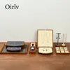 Cajas de joyería Oirlv Bandeja de madera Pulsera Anillo Pantalla Accesorios Conjuntos Organizador Titular Collar Soporte 231123